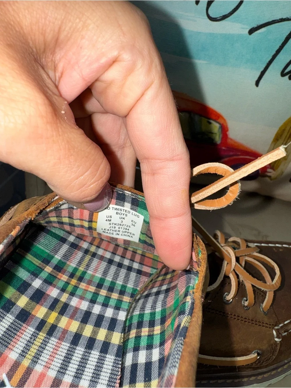 Sperry NWOB! Boys Classic Twisted Lug In Brown Size 4M